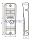 AT-VD305 BL Muon Вызывная панель CVBS ACCORDTEC