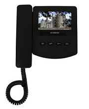 AT-VD433C K EXEL BLACK Монитор домофона ACCORDTEC, аналоговый, механические кнопки