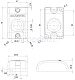 AT-H300M LED Gray Кнопка выхода ACCORDTEC накладная, НО / НЗ