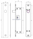 AT-EL500A-2 Соленоидный замок ACCORDTEC, врезной