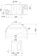 AT-HSB1 LED Gray Кнопка выхода ACCORDTEC накладная, НО / НЗ